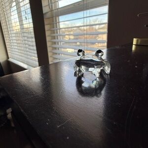 Crystal Frog Figurine